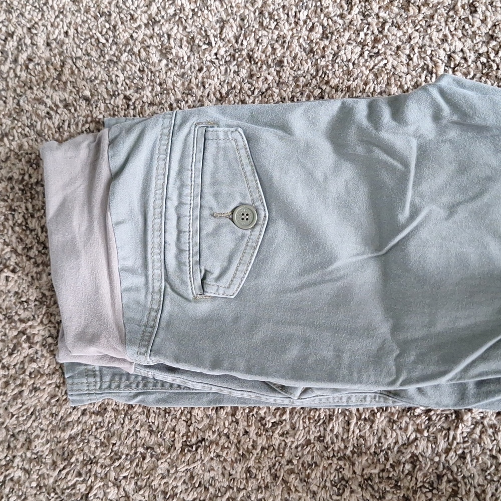 Motherhood Maternity olive khakis size S